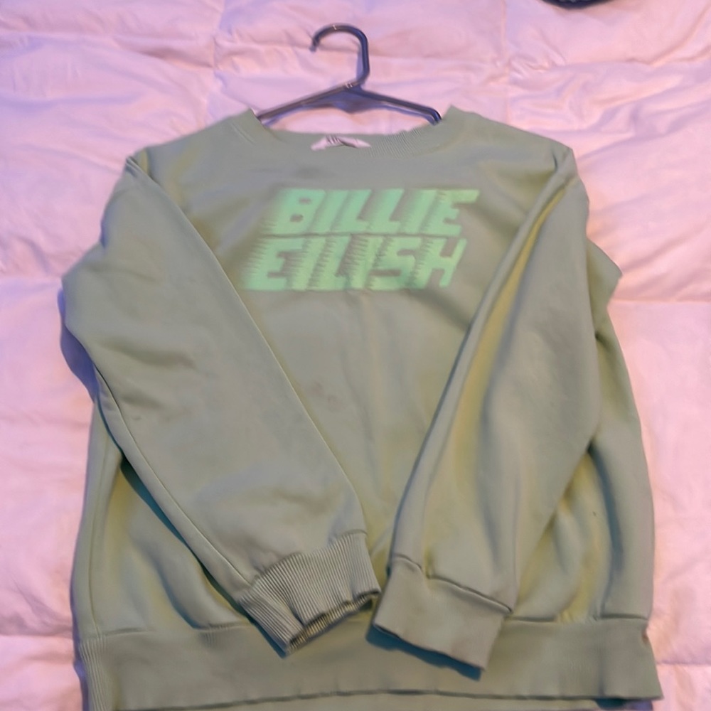 Green Billie eilish crewneck